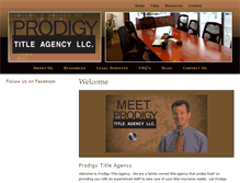 Tablet Screenshot of myprodigytitle.com